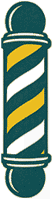 Barbershop sign icon