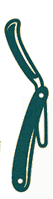 Shaving blade icon